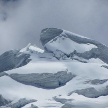 Summit cornice of Nevado Cuyoc